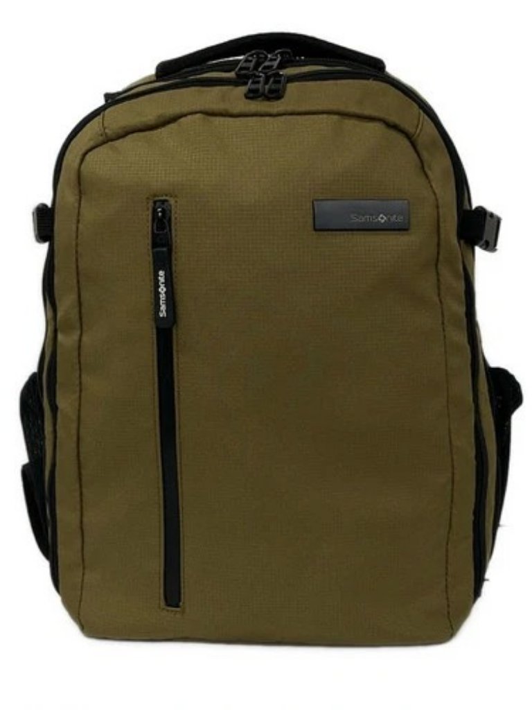 Samsonite Light Brown Black Nylon Backpack
